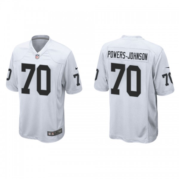 Men's Jackson Powers-Johnson Las Vegas Raiders Whi...