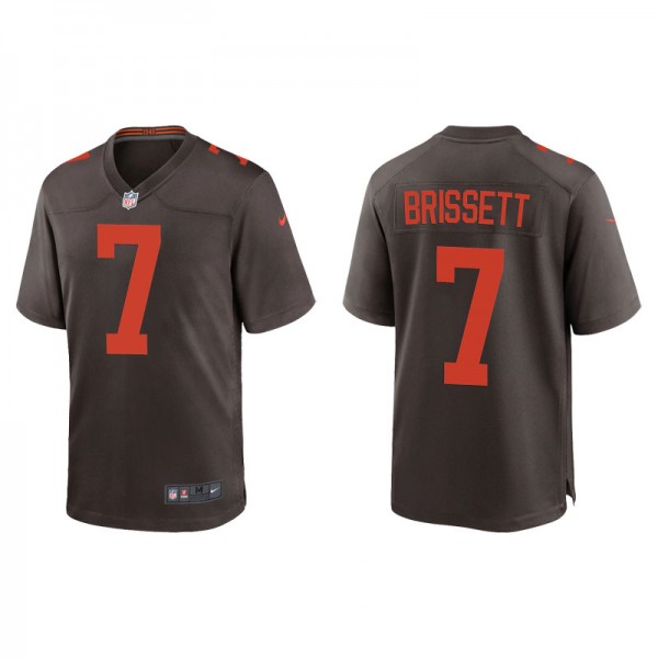 Men's Cleveland Browns Jacoby Brissett Brown Alter...