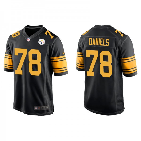 Men's Pittsburgh Steelers James Daniels Black Alte...