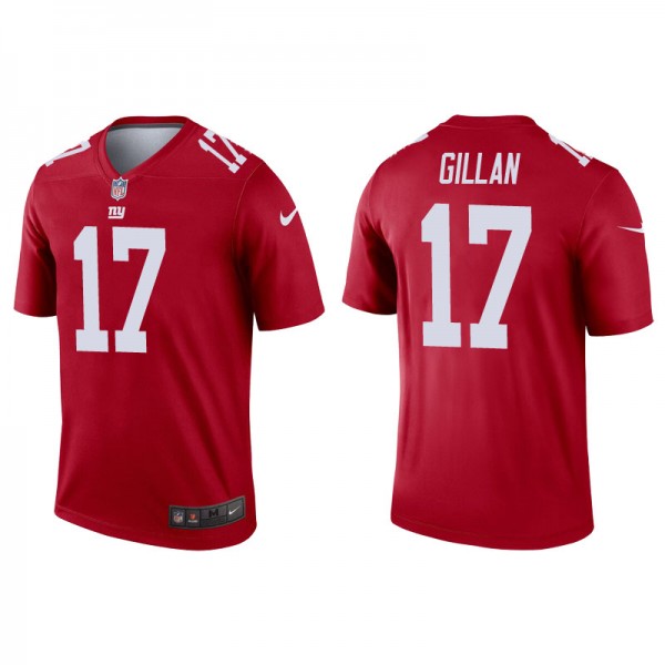 Men's New York Giants Jamie Gillan Red Inverted Le...