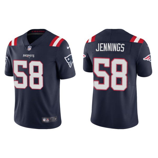 Jennings Patriots Navy Vapor Limited Jersey
