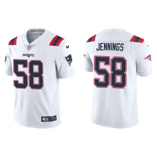 Jennings Patriots White Vapor Limited Jersey