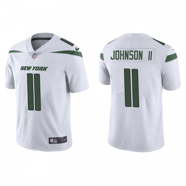 Men's New York Jets Jermaine Johnson II White 2022...
