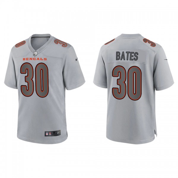 Men's Jessie Bates III Cincinnati Bengals Gray Atm...