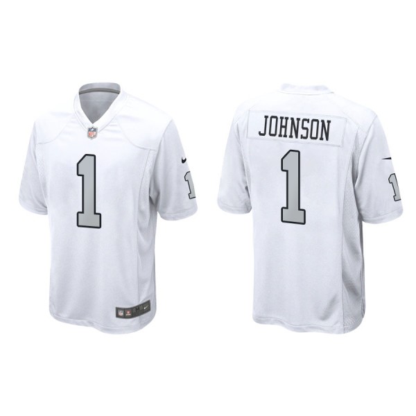 Johnson Raiders White Alternate Game Jersey