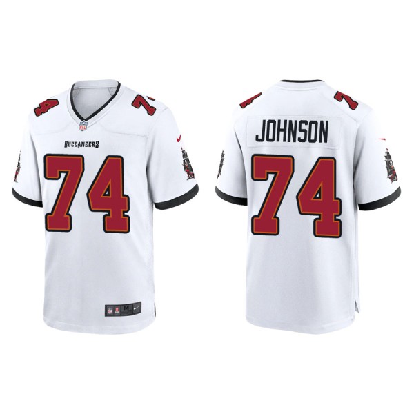 Johnson Buccaneers White Game Jersey