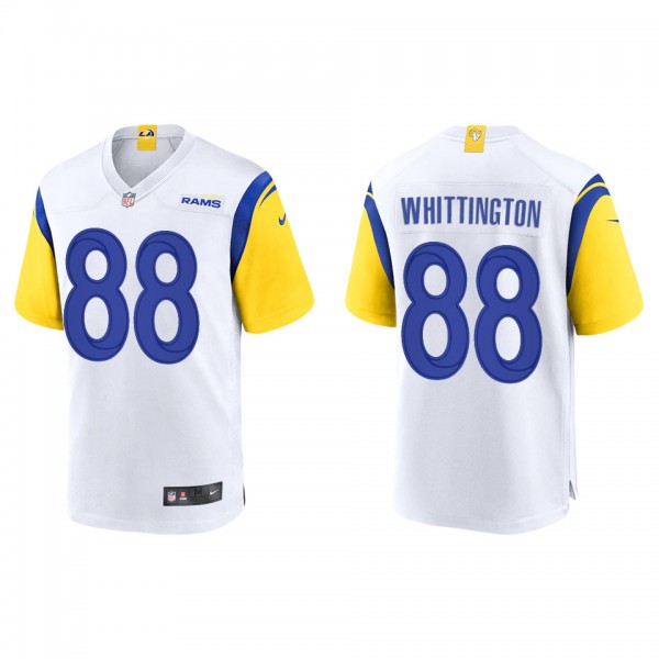 Men's Jordan Whittington Los Angeles Rams White Al...