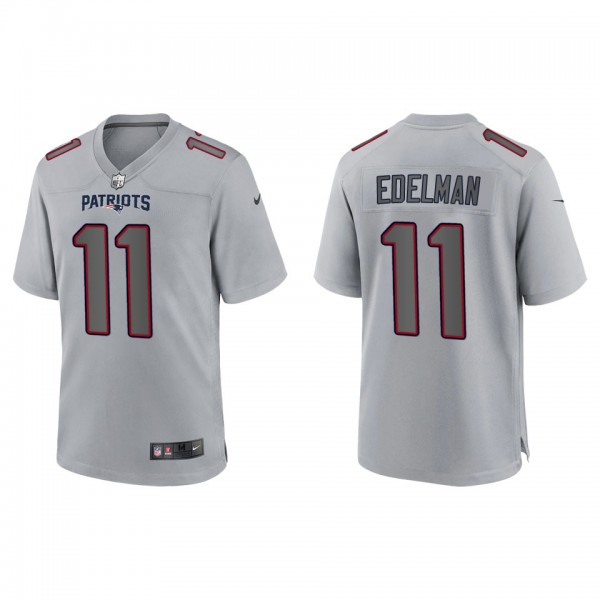 Men's Julian Edelman New England Patriots Gray Atm...