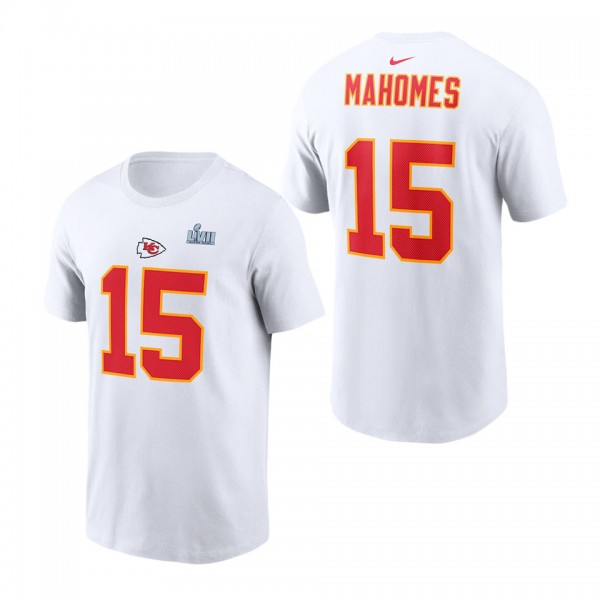 Men's Kansas City Chiefs Patrick Mahomes Nike Whit...