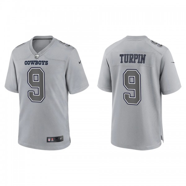 Men's Dallas Cowboys KaVontae Turpin Gray Atmosphere Fashion Game Jersey