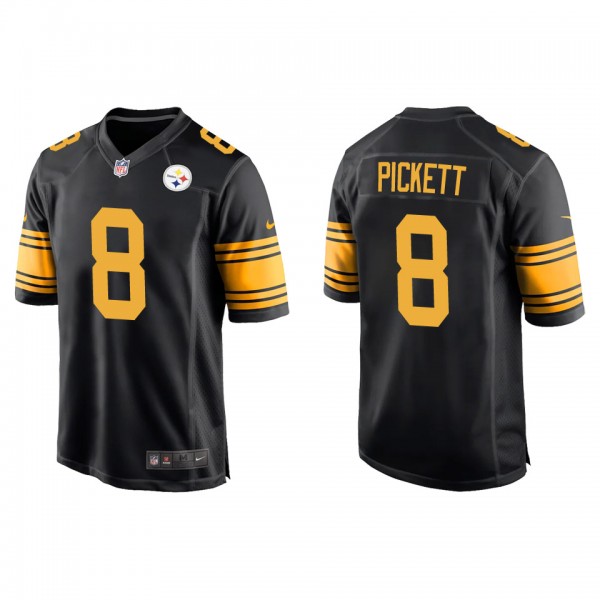 Men's Pittsburgh Steelers Kenny Pickett Black 2022...
