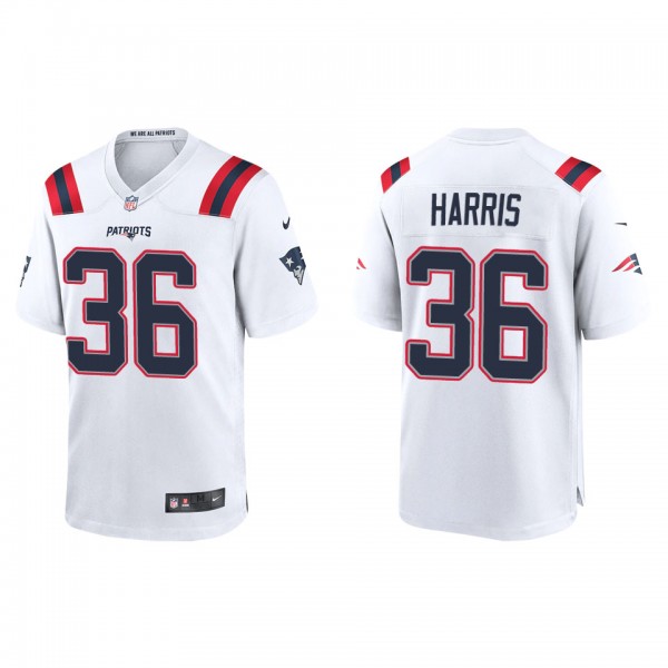 Men's New England Patriots Kevin Harris White Game...
