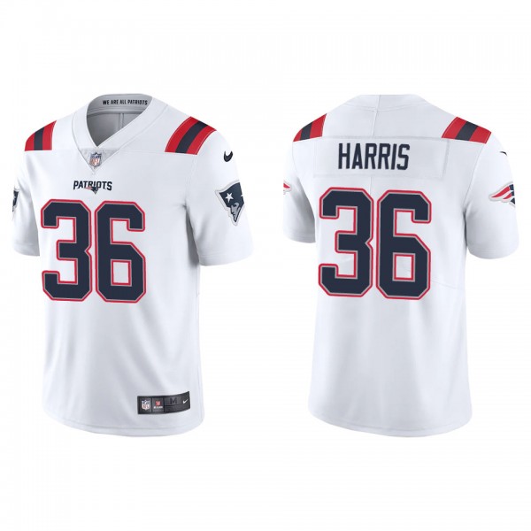 Men's New England Patriots Kevin Harris White Vapo...