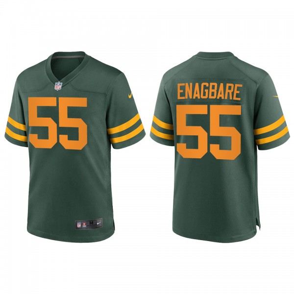 Men's Green Bay Packers Kingsley Enagbare Green Alternate Game Jersey