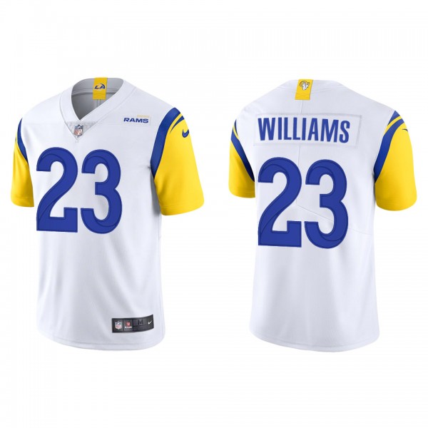 Men's Los Angeles Rams Kyren Williams White 2022 N...