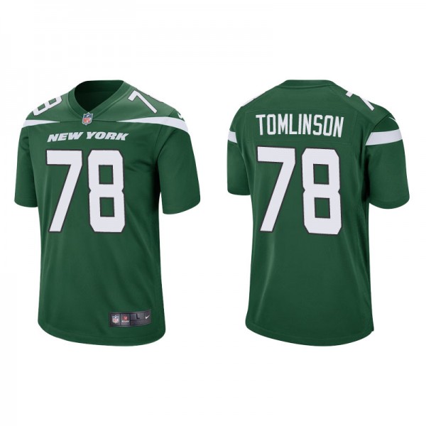 Men's New York Jets Laken Tomlinson Green Game Jer...