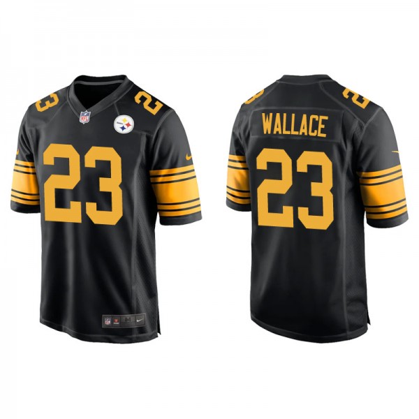 Men's Pittsburgh Steelers Levi Wallace Black Alter...