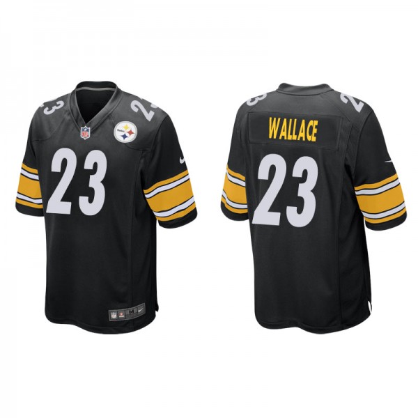 Men's Pittsburgh Steelers Levi Wallace Black Game ...