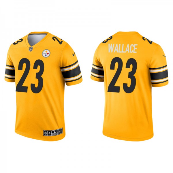 Men's Pittsburgh Steelers Levi Wallace Gold Inverted Legend Jersey