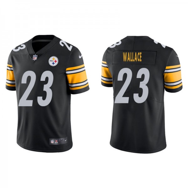 Men's Pittsburgh Steelers Levi Wallace Black Vapor Limited Jersey