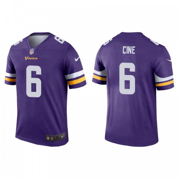 Men's Minnesota Vikings Lewis Cine Purple 2022 NFL Draft Legend Jersey