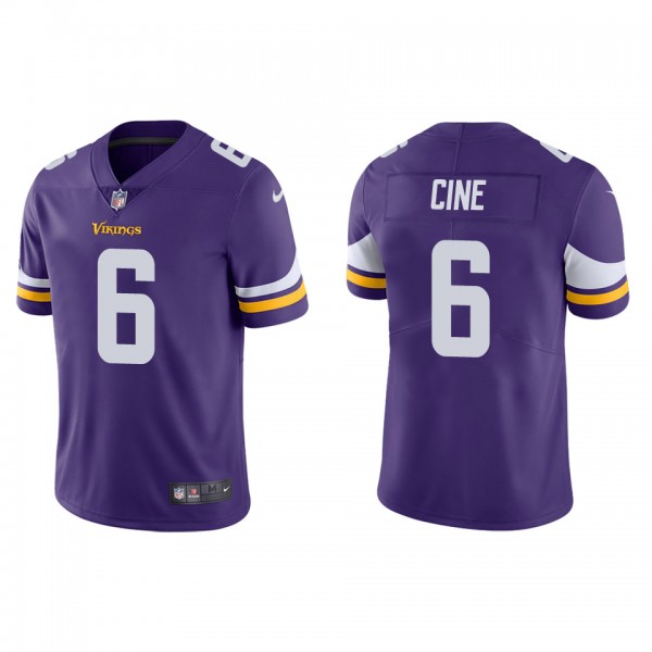 Men's Minnesota Vikings Lewis Cine Purple 2022 NFL Draft Vapor Limited Jersey