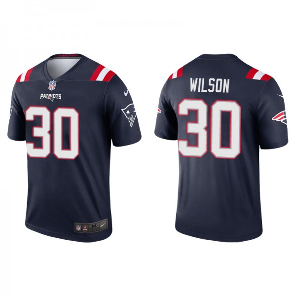 Men's New England Patriots Mack Wilson Navy Legend...