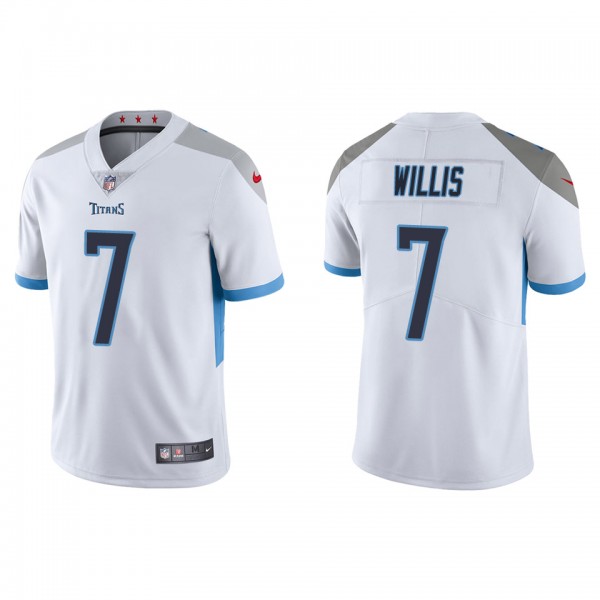 Men's Tennessee Titans Malik Willis White 2022 NFL...