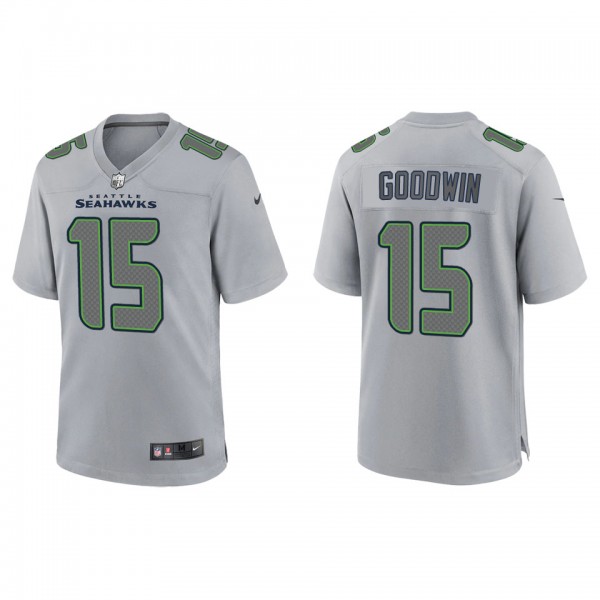 Men's Marquise Goodwin Seattle Seahawks Gray Atmos...