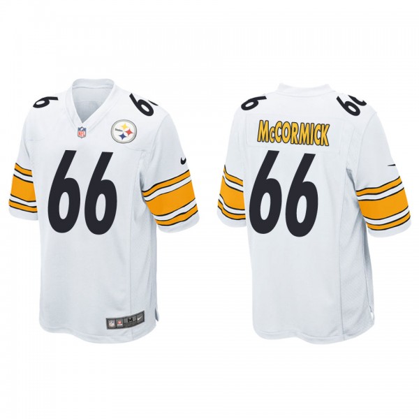 Men's Mason McCormick Pittsburgh Steelers White Ga...