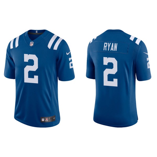 Men's Indianapolis Colts Matt Ryan Royal Vapor Lim...