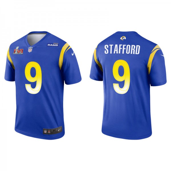 Men's Los Angeles Rams Matthew Stafford Royal Supe...