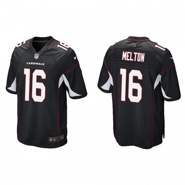Men's Max Melton Arizona Cardinals Black Alternate...