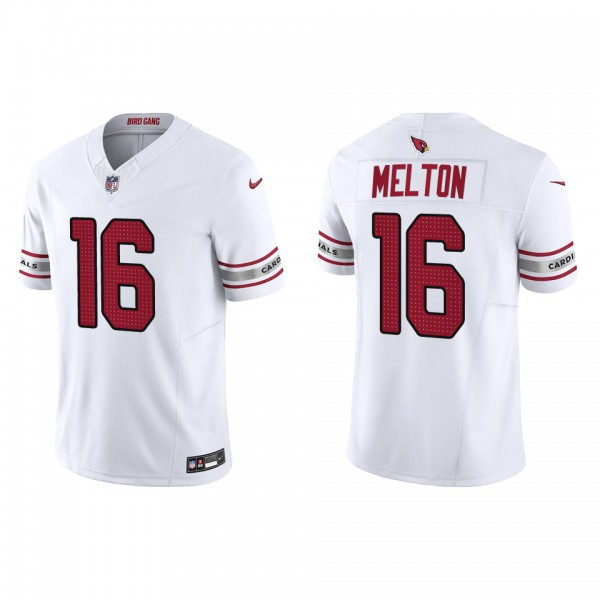 Men's Max Melton Arizona Cardinals White Vapor F.U...