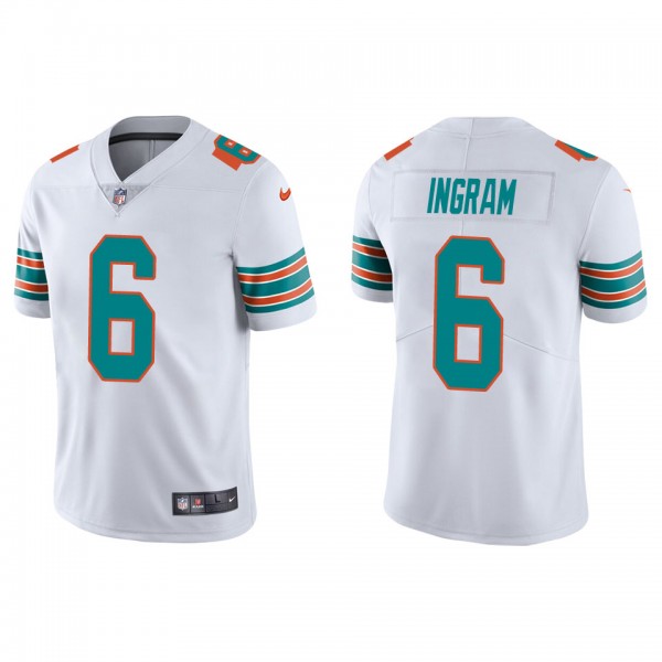 Men's Miami Dolphins Melvin Ingram White Alternate Vapor Limited Jersey