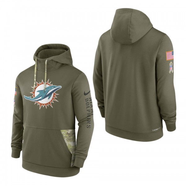Men's Miami Dolphins Olive 2022 Salute to Service ...