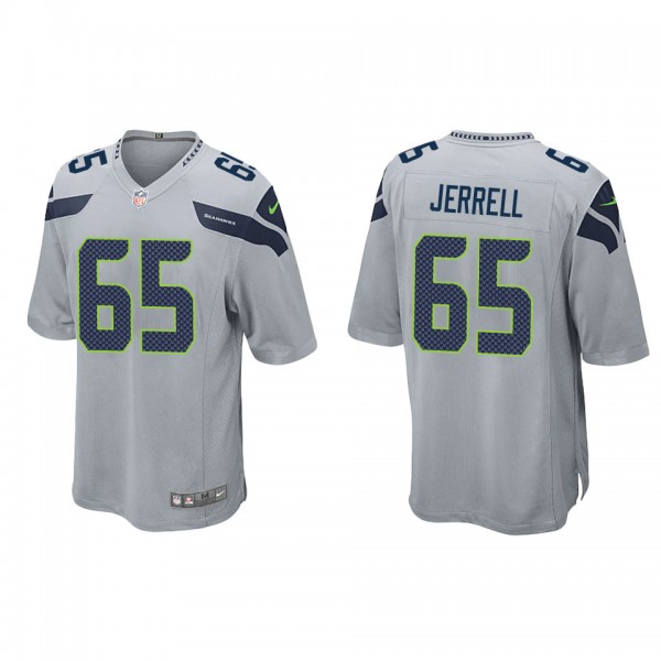 Men's Michael Jerrell Seattle Seahawks Gray Game J...