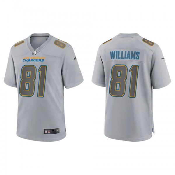 Men's Mike Williams Los Angeles Chargers Gray Atmo...