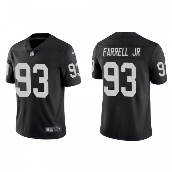 Men's Las Vegas Raiders Neil Farrell Jr. Black Vapor Limited Jersey