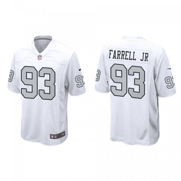 Men's Las Vegas Raiders Neil Farrell Jr. White Alt...