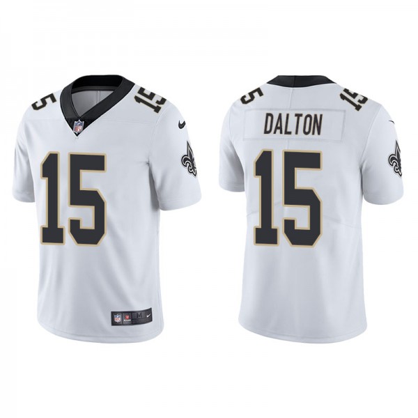 Men's Andy Dalton New Orleans Saints White Vapor L...