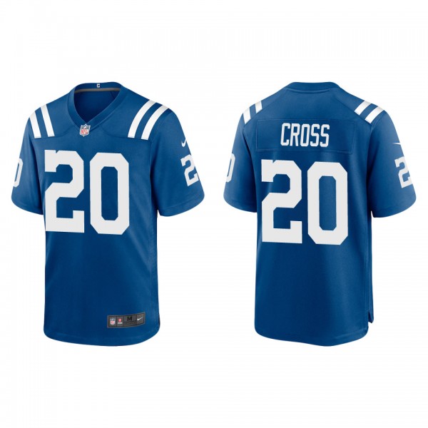 Men's Indianapolis Colts Nick Cross Royal 2022 NFL...