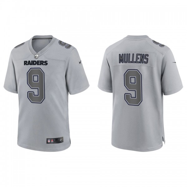Men's Nick Mullens Las Vegas Raiders Gray Atmosphe...
