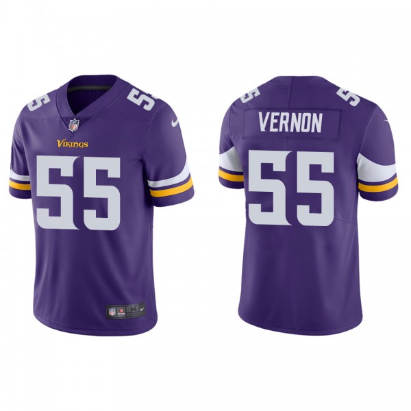 Men's Minnesota Vikings Olivier Vernon Purple Vapo...
