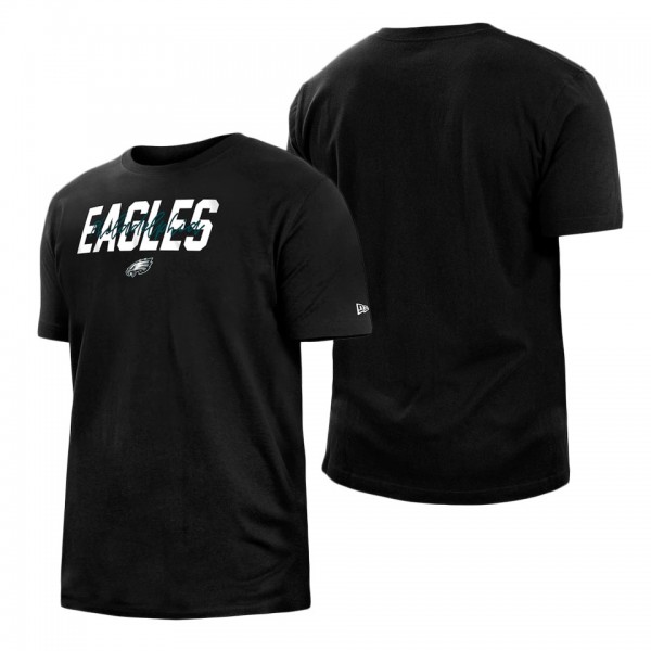Men's Philadelphia Eagles New Era Black 2022 NFL D...