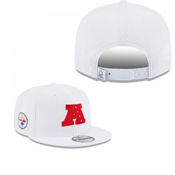 Men's Pittsburgh Steelers White Pro Bowl 9FIFTY Sn...