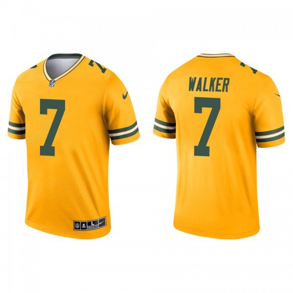 Men's Green Bay Packers Quay Walker Gold 2022 NFL ...