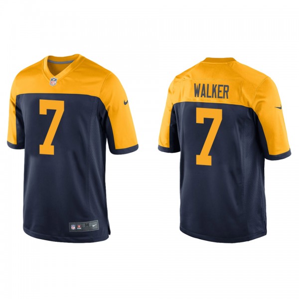 Men's Green Bay Packers Quay Walker Navy 2022 NFL ...