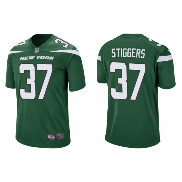 Men's Qwan'tez Stiggers New York Jets Green Game J...