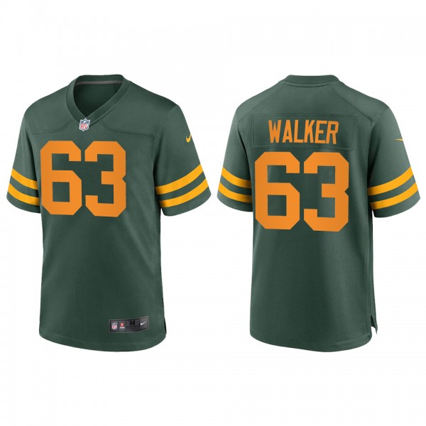 Men's Green Bay Packers Rasheed Walker Green Alternate Game Jersey